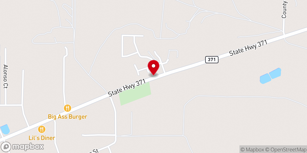 Map showing location of Thoreau Chapter House