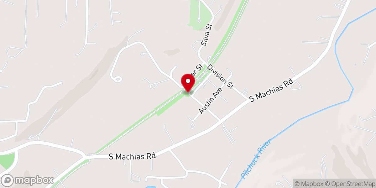 Map showing location of Centennial Trailhead At Machias Park