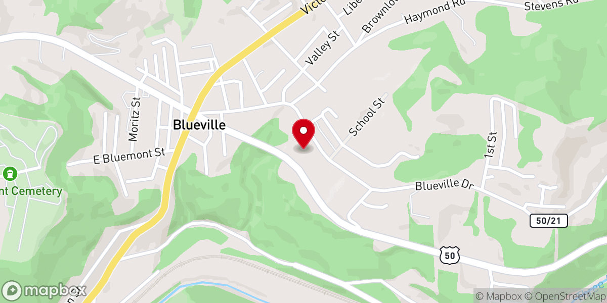 Map showing location of Encounter Worship Center