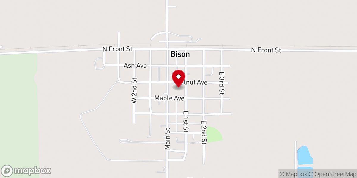 Map showing location of R H Co Parish Nurse Health