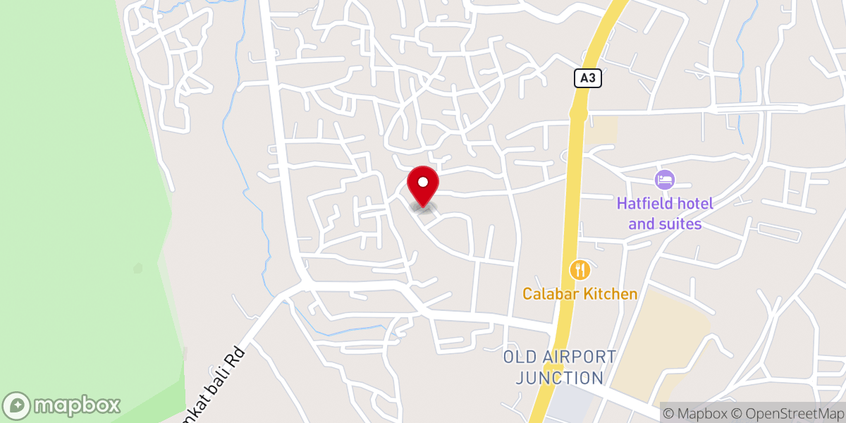 Map showing location of St Marys Catholic Church