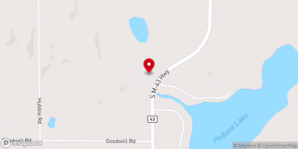 Map showing location of Thornapple Valley Church Food Pantry