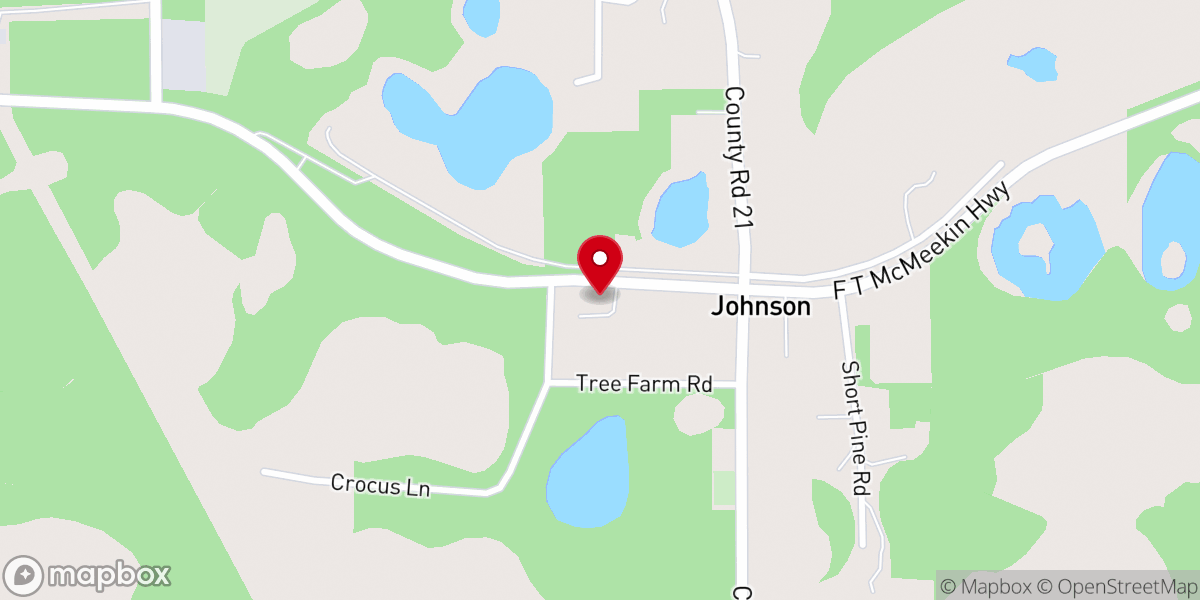 Map showing location of Woodlawn Baptist Church