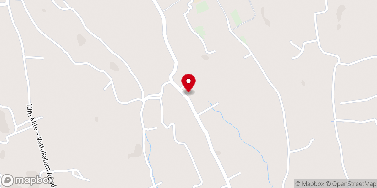 Map showing location of St. James CSI Church Nedumavu ,Anickadu