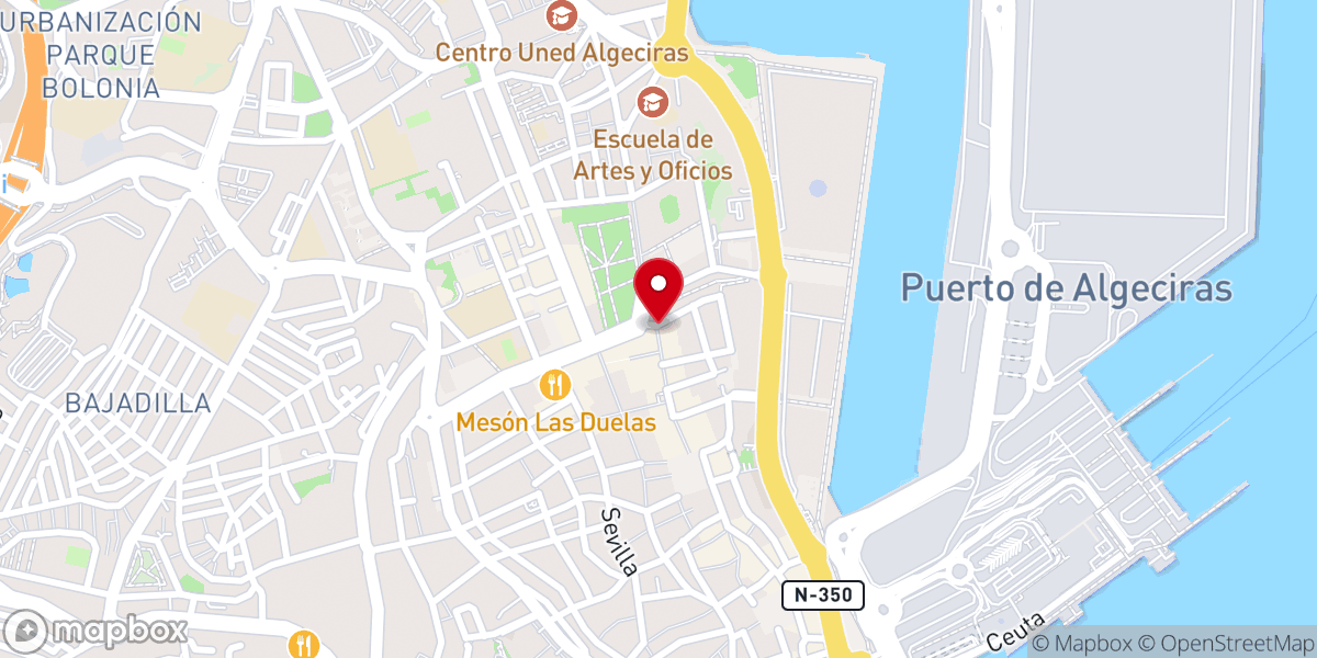 Map showing location of ESTANCO JARA | CACHIMBAS IQOS Y ACCESORIOS