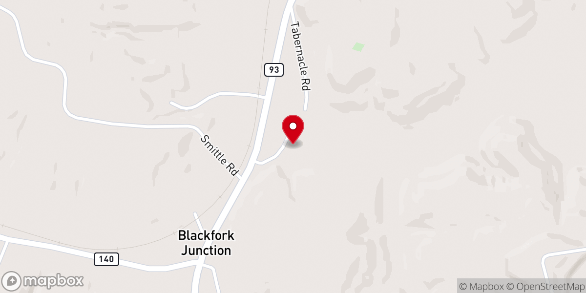 Map showing location of Old Country Church Tabernacle