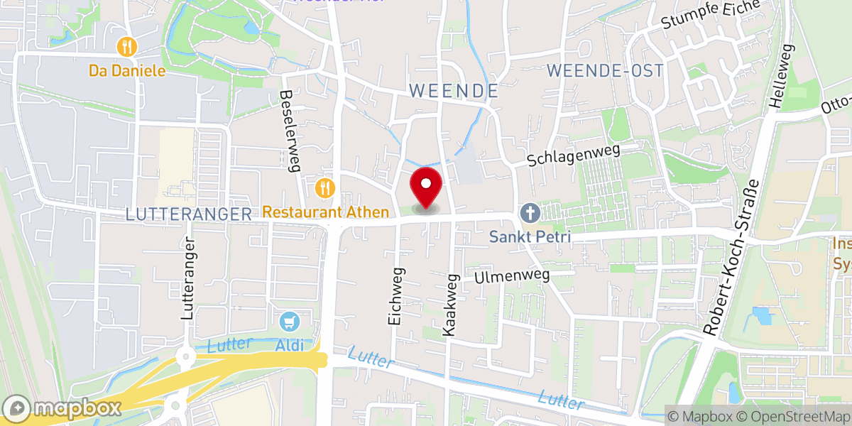 Map showing location of Stadt Göttingen Verwaltungsstelle Weende