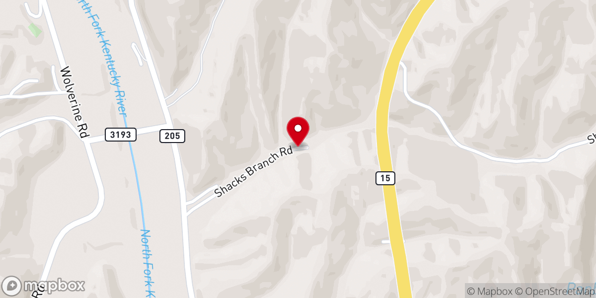 Map showing location of Disabled Veteran