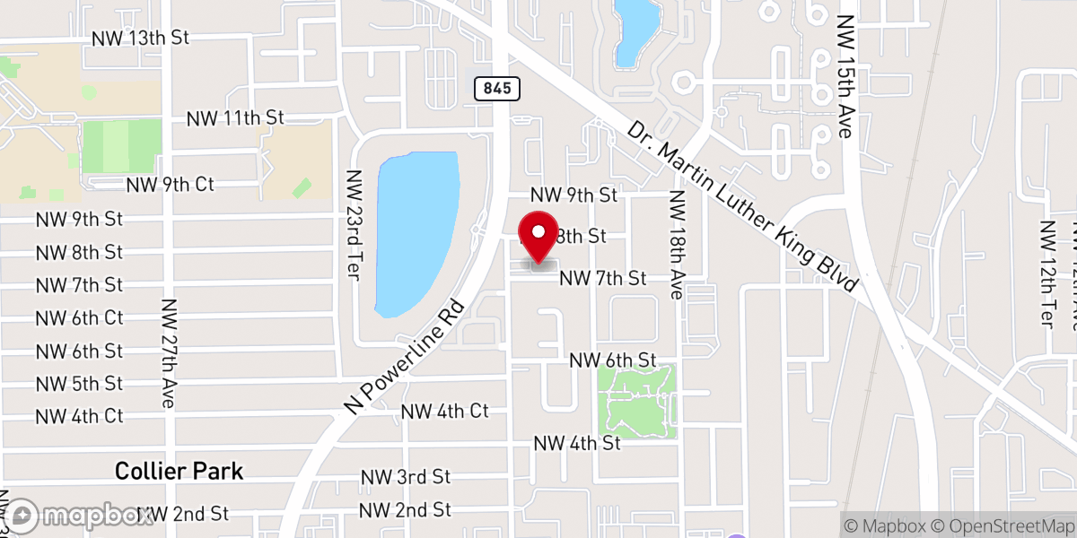 Map showing location of Jesus Supernatural Church