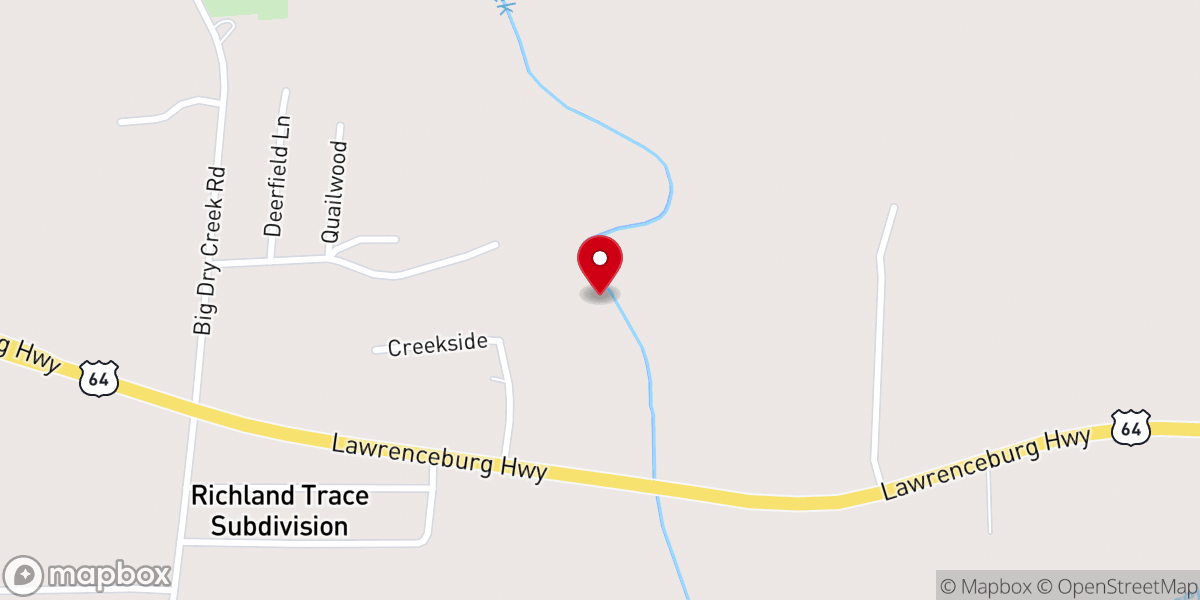 Map showing location of Lookout