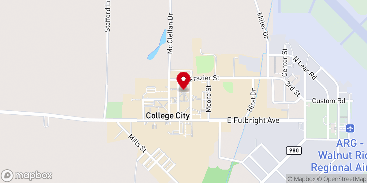 Map showing location of Manley Chapel