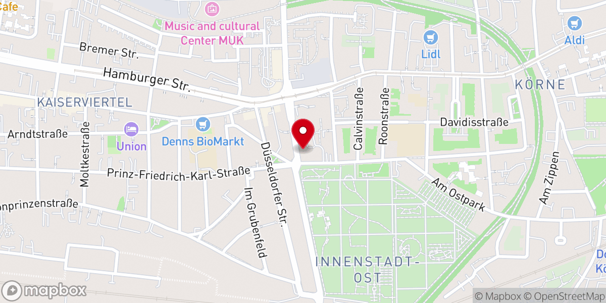 Map showing location of Kath. Kirchengemeinde St. Franziskus DO-Mitte