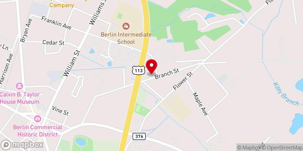 Map showing location of Harmon Barbara