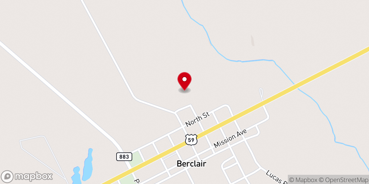 Map showing location of Terrell Hall