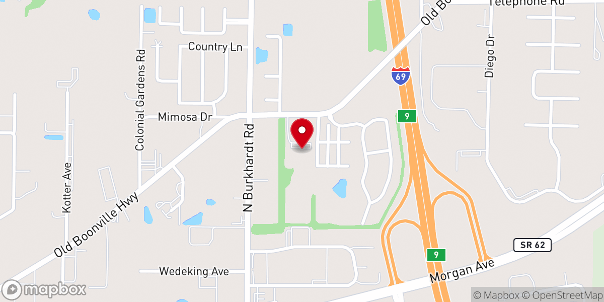 Map showing location of CrossPointe Trinity Church