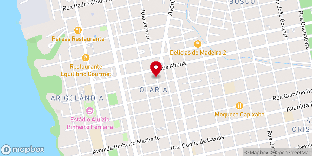 Map showing location of IASD Central de Porto Velho