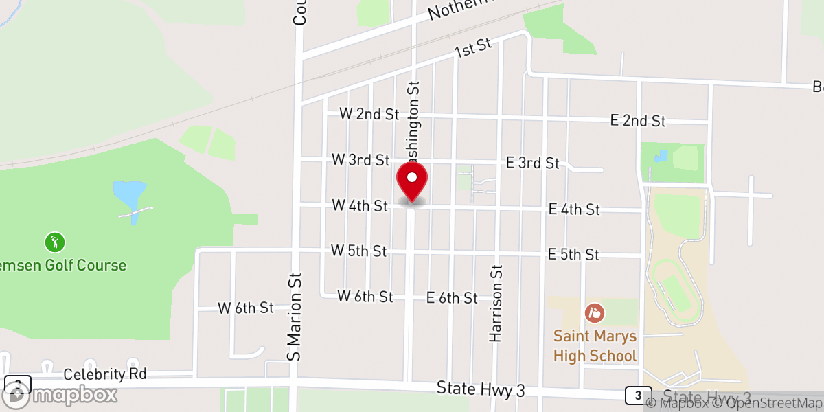 Map showing location of Remsen