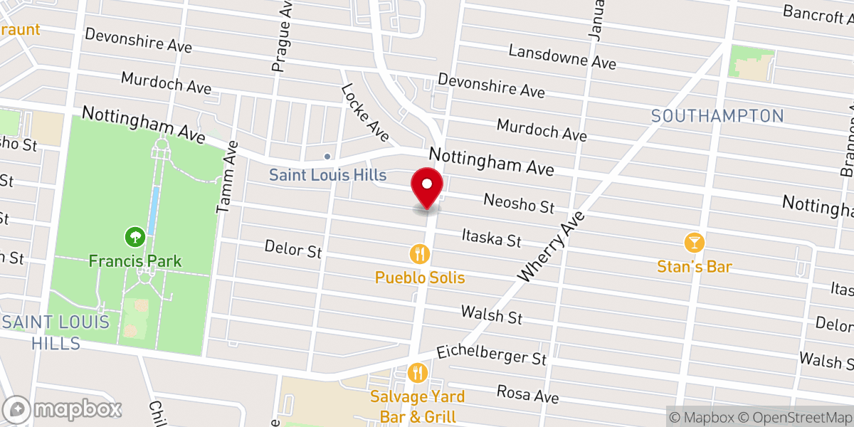 Map showing location of Covenant Network
