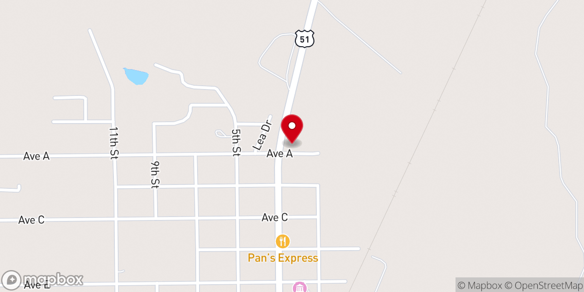 Map showing location of Kentwood Assembly of God