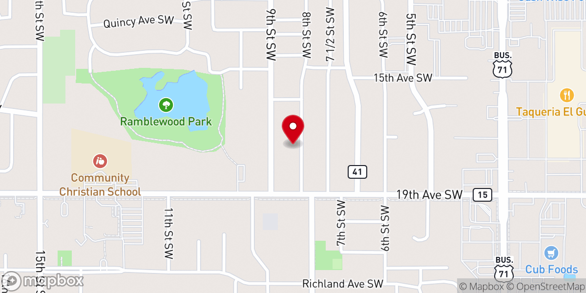 Map showing location of Rock of Life CRC