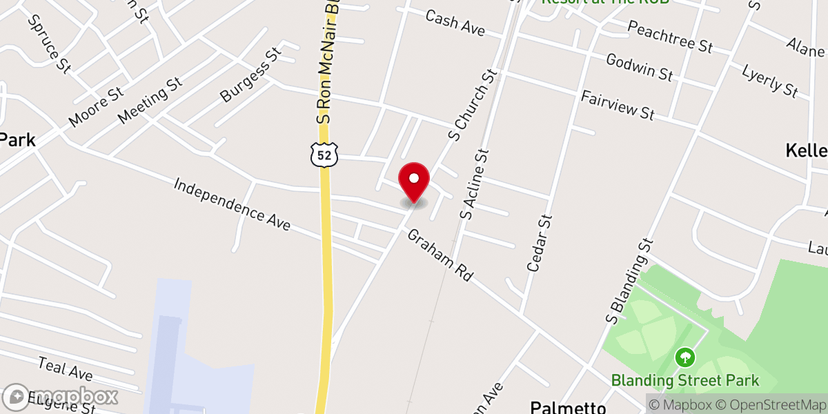 Map showing location of Lake City Elks Lodge
