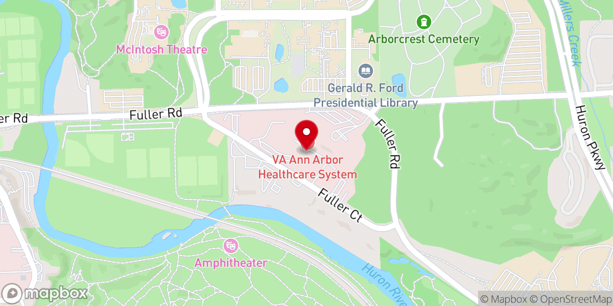 Map showing location of VA Chapel