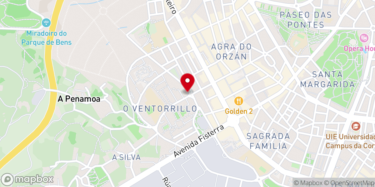 Map showing location of Horno Sanbrandan