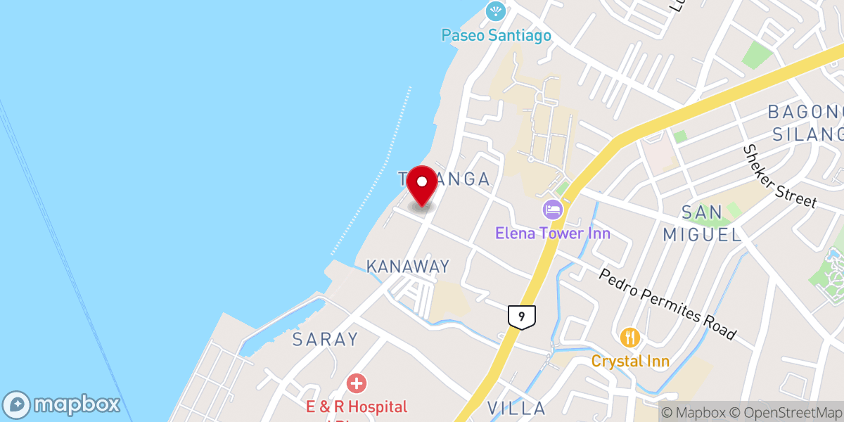 Map showing location of Iligan City Alliance Church