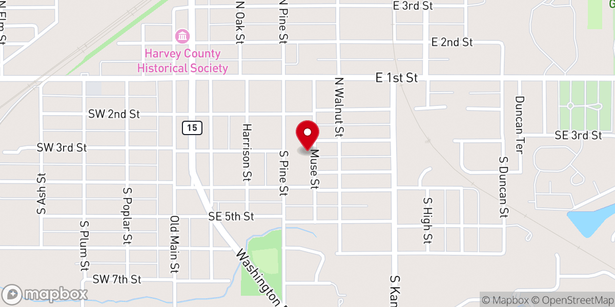Map showing location of New Creation Fellowship