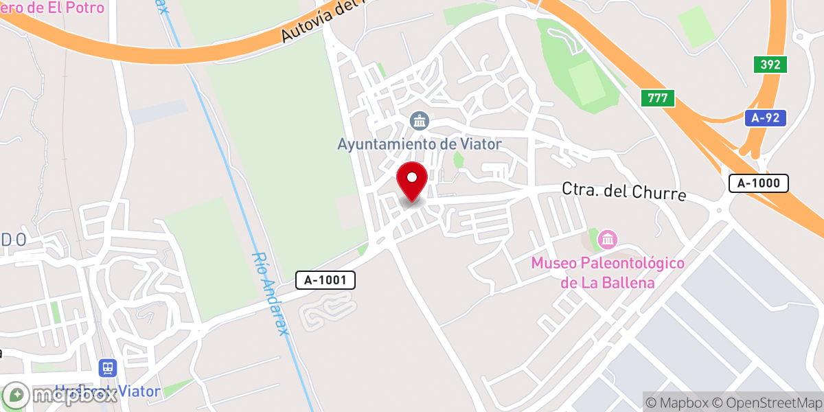 Map showing location of Café-Bar La Ermita
