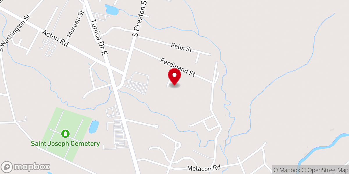Map showing location of St John Community Church Baptist