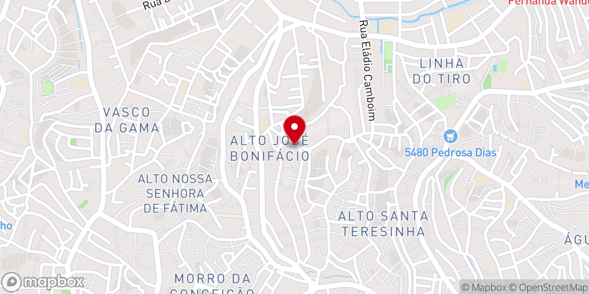 Map showing location of Igreja Pentecostal Ministério Cristo e a Solucao