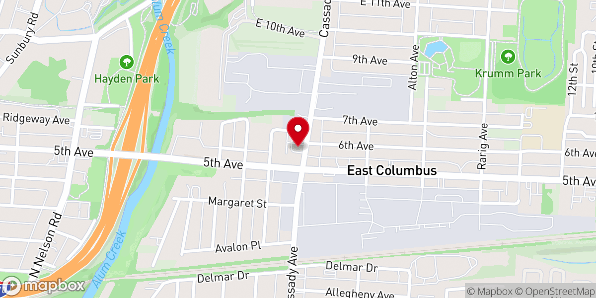 Map showing location of St Thomas the Apostle Church