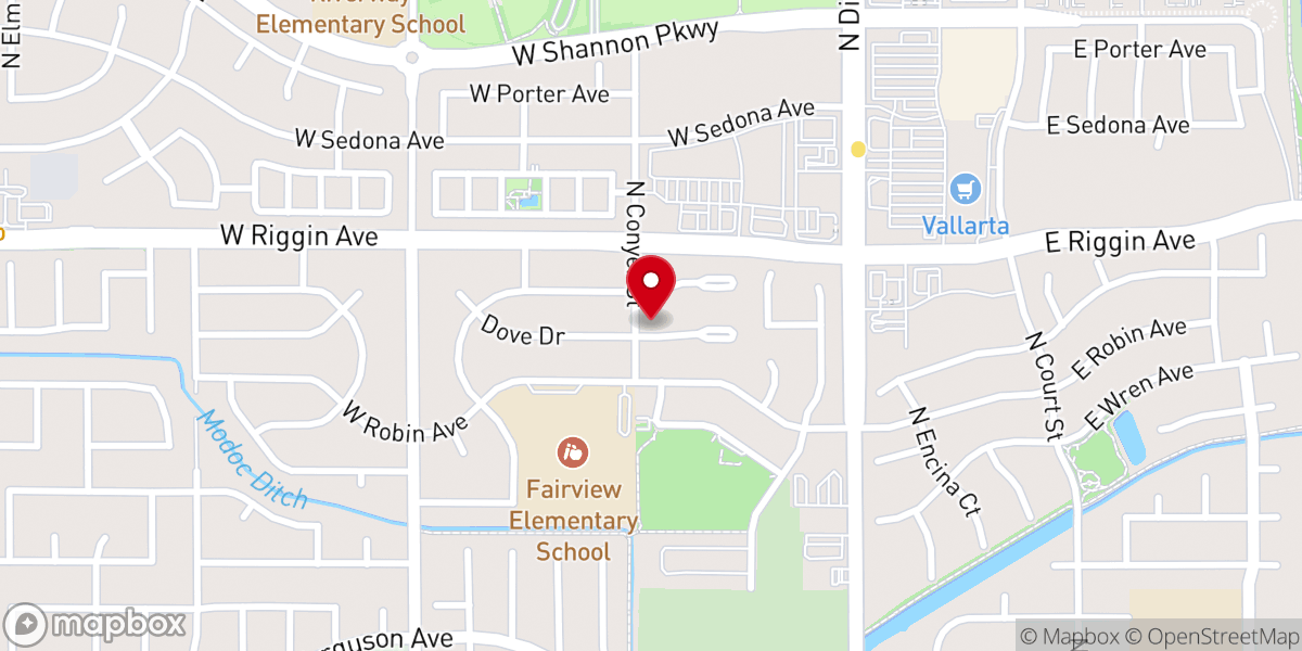 Map showing location of Living Fellowship