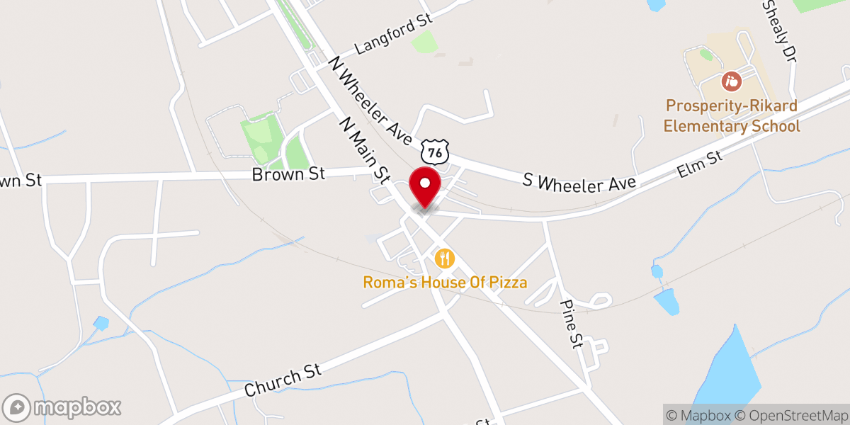 Map showing location of Ascension Church