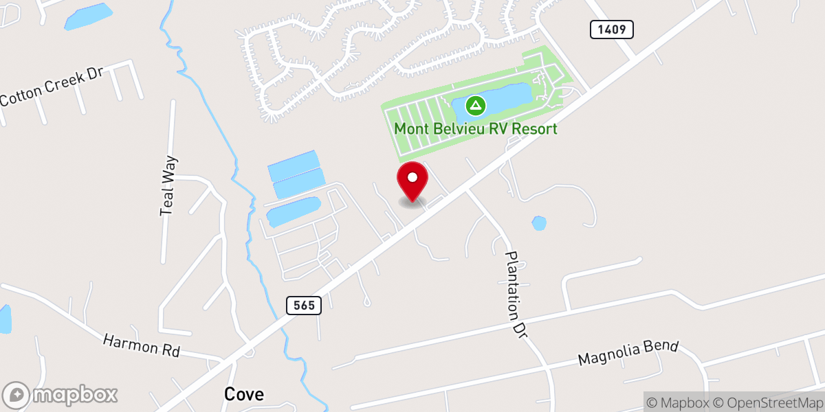 Map showing location of White Horse Revival Church