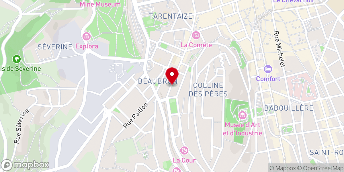 Map showing location of Brun Paul