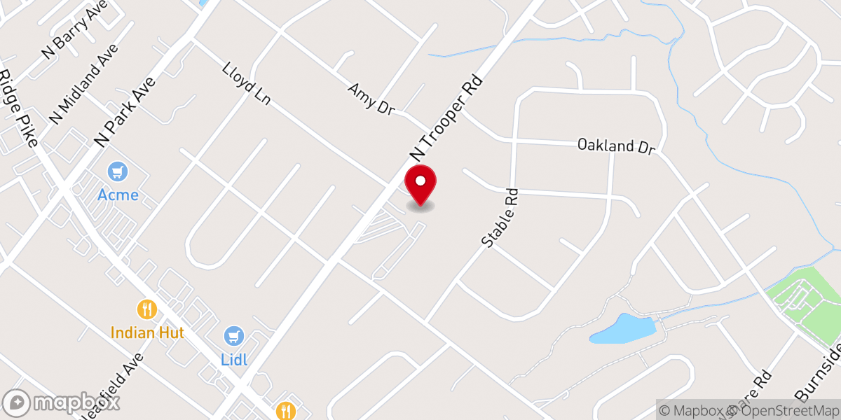 Map showing location of Visitation Blessed Virgin Mary Parish