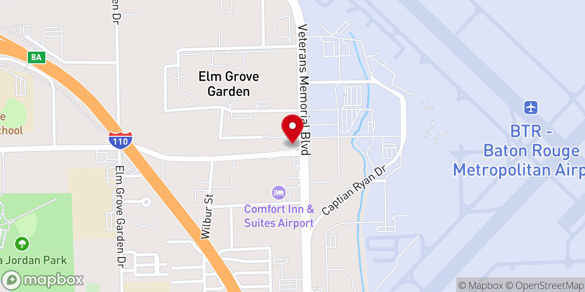 Map showing location of AAA Bail Services