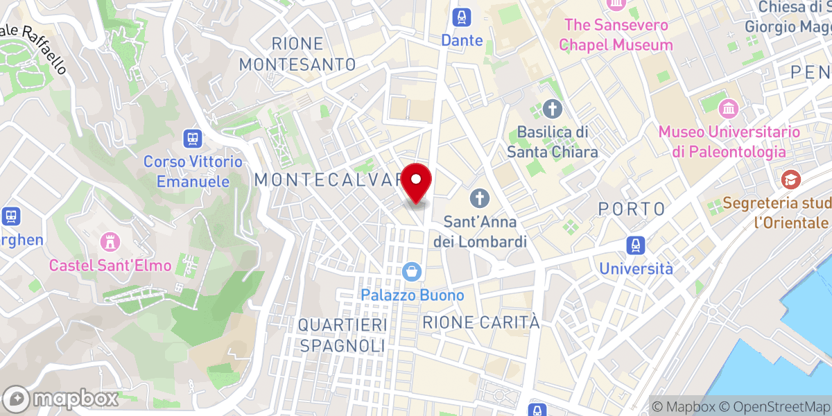 Map showing location of Parrocchia di San Liborio alla Carità