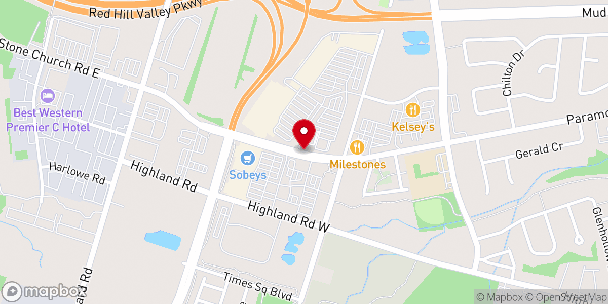Map showing location of STONE CHURCH at HERITAGE GREENE