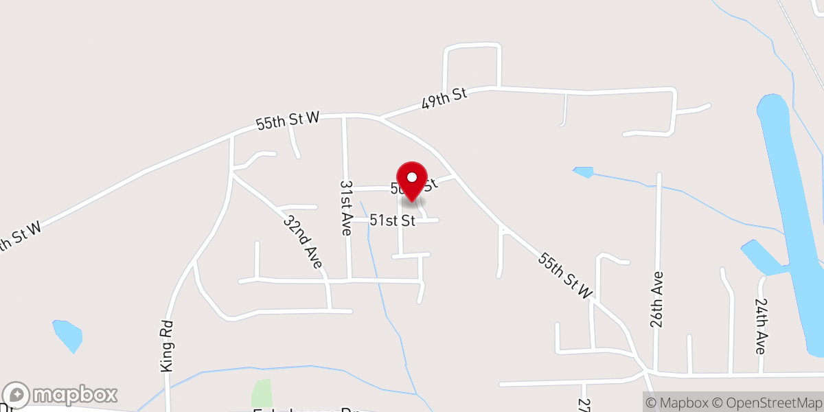 Map showing location of Zion Rest Church
