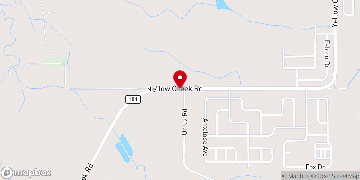 Map showing location of United Pentecostal Church