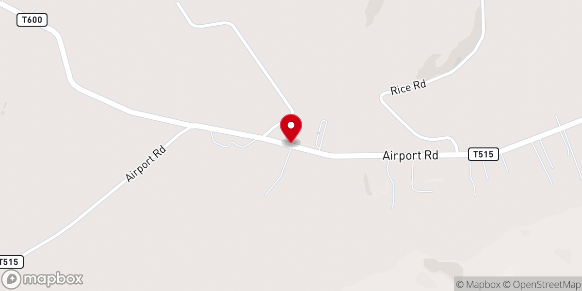 Map showing location of Christ United Lutheran Church