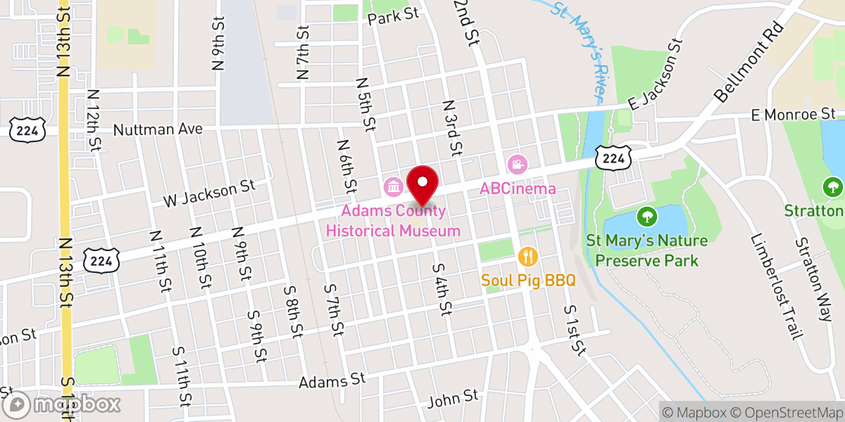 Map showing location of St Joseph's Catholic School