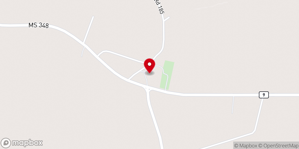 Map showing location of Ellistown Baptist Church