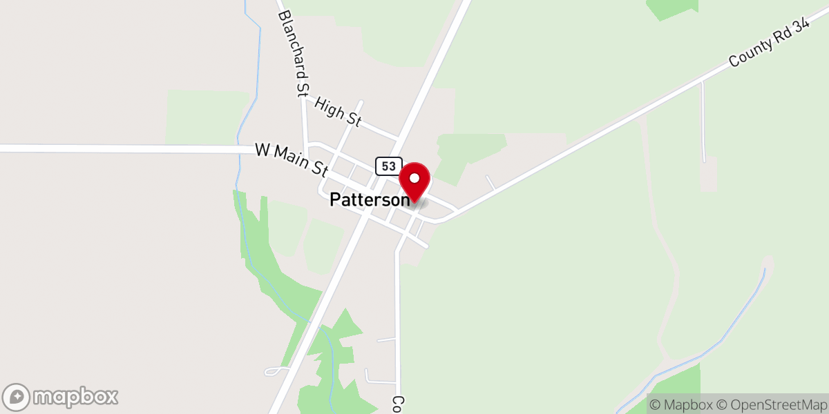 Map showing location of church of new beginnings