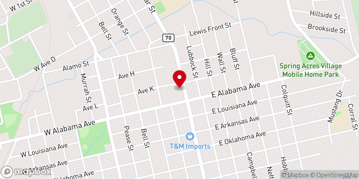 Map showing location of Heritage of Faith Christian Church