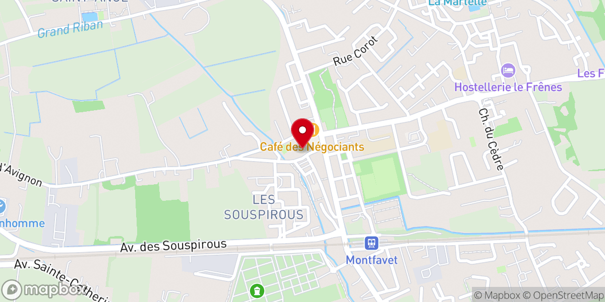 Map showing location of Église Notre-Dame-De-Bon-Repos de Avignon
