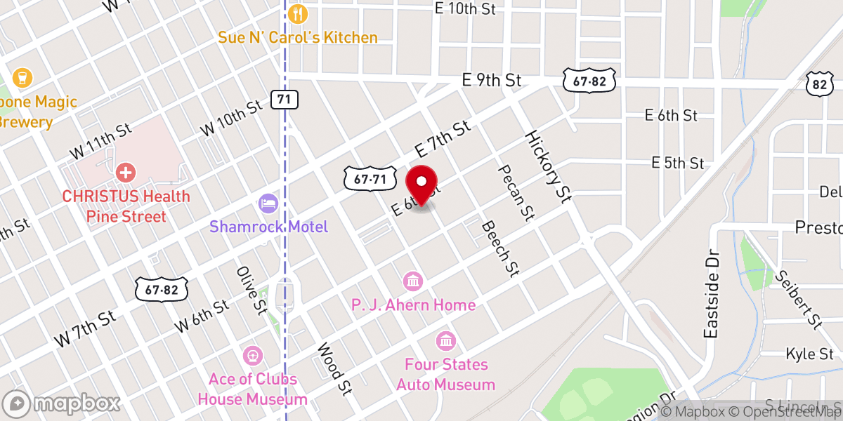 Map showing location of Cabe Fellowship Center